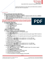 Citizen MDS-B-PJEX Automatic PLG Adjustment Procedure