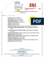 SNA Pulse August 27th 2018