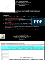 Carga estadísticas Guaicaipuro Zona Educativa Barinas