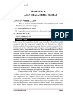 Pertemuan 4 - Pancasila Sebagai Sistem Filsafat