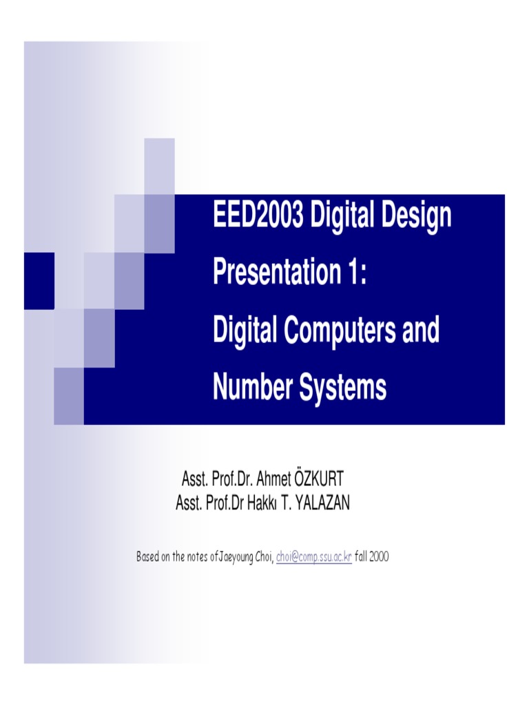 Digital Computers and Number Systems | PDF | Binary Coded Decimal ...