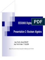 Pres2 Boolean Algebra