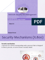 Network Security and Management: Week 02-I