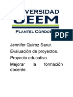 Jennifer Quiroz Sarur Proyecto