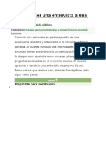 Cómo Hacer Una Entrevista A Una Persona