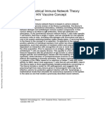 The Symmetrical Immune Network Theory and A New HIV Vaccine Concept