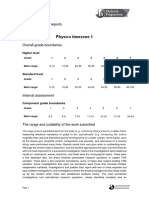 Physics Subject Report May 2018 Timezone 1