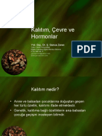 Kalıtım Çevre Ve Hormonlar