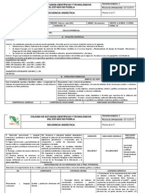 Secuencia Didactica V3 CALCULO DIFERENCIAL (2020 1er Parcial) | PDF |  Enseñanza de matemática | Evaluación