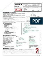 DS1 4maths 2016 2017 Corrigé