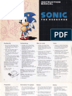 Sonic1 MD EU Manual