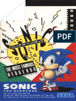 Sonic1 MD JP Manual