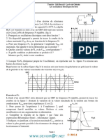 Série D'exercices N°6 - Sciences Physiques RLC Forcées - Bac Math (2013-2014) MR BARHOUMI Ezzedine