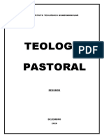 A Teologia Pastoral