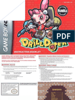 Manual GameBoyAdvance DrillDozer EN