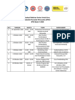 Jadwal SPW