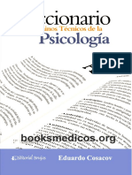 Diccionario Psicologia