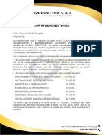 Carta de Advertencia