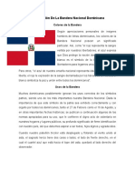 Significación de La Bandera Nacional Dominicana