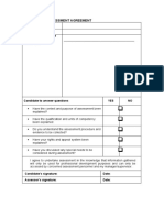 Competency Assessment Agreement #2