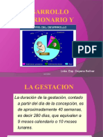 Desarrollo Embrionario y Fetal