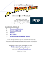 Indiana Jones Theme Catalogue 1