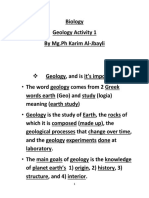 Geology, and Is It's Importance - The Word Geology Comes From 2 Greek