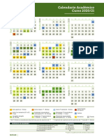 Ucv Calendario Academico A4 2020-21