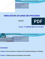 Cours Simulateurs de Procédés-Bendjaballah-Lalaoui