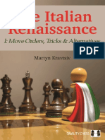 The Italian Renaissance - I Move Orders, Tricks and Alternatives - Martyn Kravtsiv