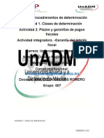 Claudia - Rojasde@unadmexico - MX: Actividad 1. Clases de Determinación