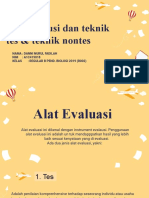 Alat Evalusi Dan Teknik Tes & Teknik Nontes - Danni Nurul Fadilah-1