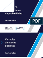 ProEst U4 C1. Variables Aleatorias Discretas