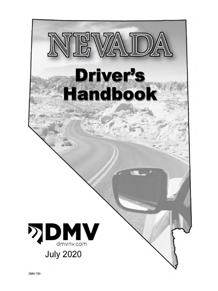 Nevada DMV Handbook PDF Identity Document Driver's License
