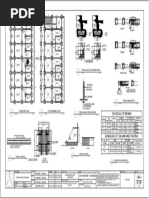 Schedule of Beams: Typical Col/Col Footing Detail