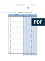 Lista Registro de Asistencia de Alumnos (En Excel)