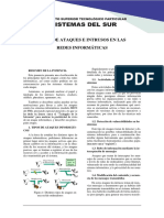 Ataques e Intrusos en Las Redes Informaticas