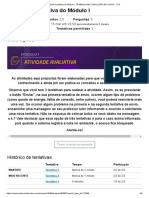 Atividade Avaliativa Do Módulo I - Trabalho de Conclusão de Curso - TCC