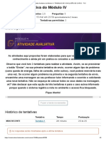 Atividade Avaliativa Do Módulo IV - TRABALHO DE CONCLUSÃO DE CURSO - TCC