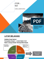 Materi Litbang Mesin Predator Sampah KCS