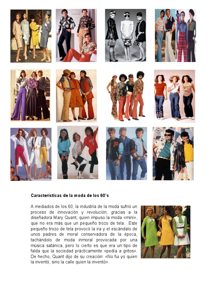 Moda y características de los 60s | PDF | Moda | Ropa