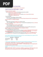 Nontaxable Exchanges Like-Kind Exchanges - 1031