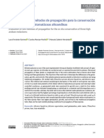 Evaluación de Dos Métodos de Propagación para La Conservación Ex Situ de Tres Melastomatáceas Altoandinas