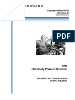EPG Electrically Powered Governor: Application Note 50530 (Revision A)