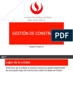 Sesion 11 - Gestion de Constraints