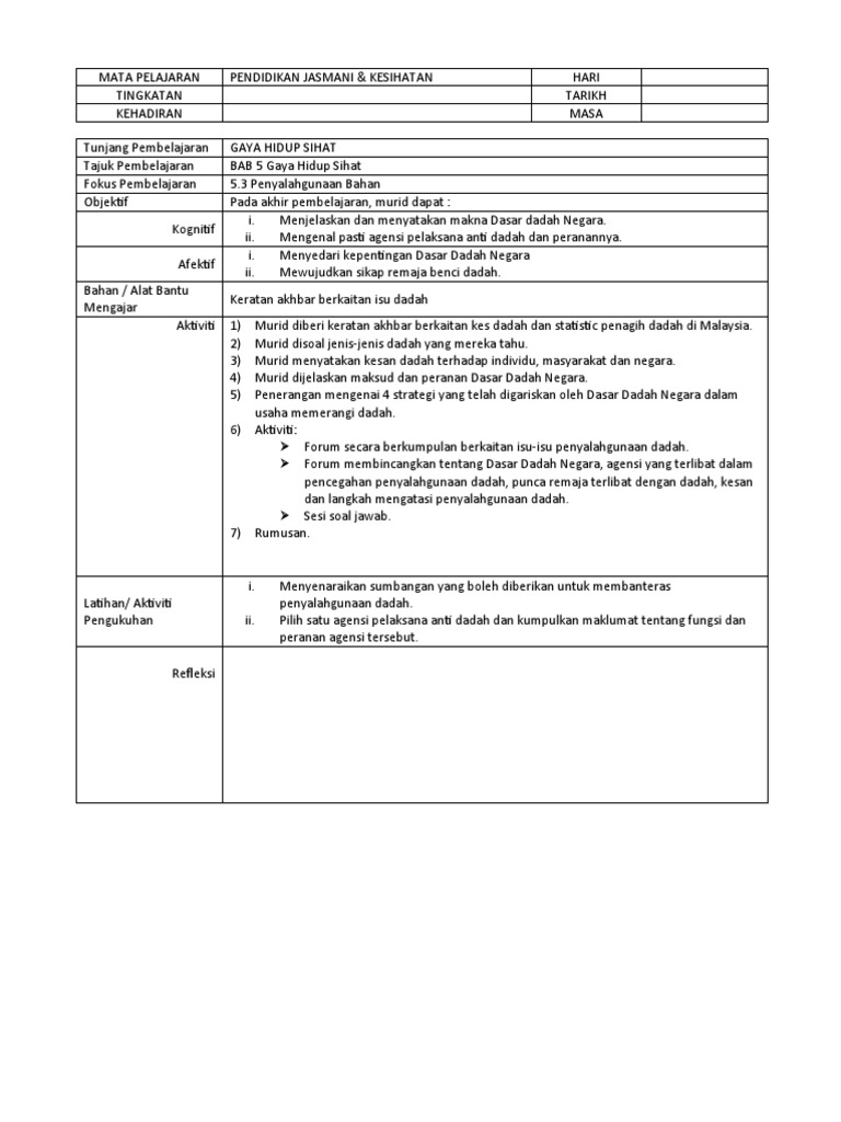 Penyalahgunaan Bahan Pdf