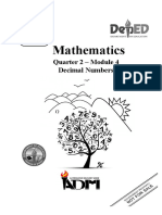 Mathematics: Quarter 2 - Module 4 Decimal Numbers
