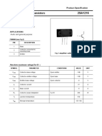 Silicon PNP Power Transistors: Savantic Semiconductor Product Specification