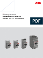 ABB - Manual Motor Starter Guide - 11 2020