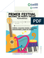 Parámetros de Participación Primer Festival Nacional de Música Virtual 2020